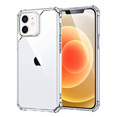 Silikon Schutzhülle Rahmen Tasche Hülle Durchsichtig Transparent Spiegel H04 für Apple iPhone 12 Mini Klar