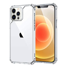 Silikon Schutzhülle Rahmen Tasche Hülle Durchsichtig Transparent Spiegel H07 für Apple iPhone 12 Pro Klar