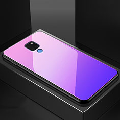 Silikon Schutzhülle Rahmen Tasche Hülle Durchsichtig Transparent Spiegel M01 für Huawei Mate 20 Plusfarbig