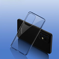 Silikon Schutzhülle Rahmen Tasche Hülle Durchsichtig Transparent W01L für Samsung Galaxy A53 5G Schwarz