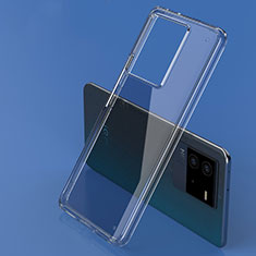 Silikon Schutzhülle Rahmen Tasche Hülle Durchsichtig Transparent W01L für Vivo iQOO Neo6 SE 5G Grau