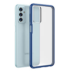 Silikon Schutzhülle Rahmen Tasche Hülle Durchsichtig Transparent WL1 für Samsung Galaxy M23 5G Blau