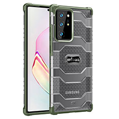 Silikon Schutzhülle Rahmen Tasche Hülle Durchsichtig Transparent WL1 für Samsung Galaxy Note 20 Ultra 5G Minzgrün