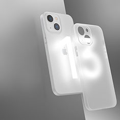 Silikon Schutzhülle Rahmen Tasche Hülle Durchsichtig Transparent WT1 für Apple iPhone 13 Weiß