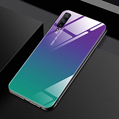 Silikon Schutzhülle Rahmen Tasche Hülle Spiegel Farbverlauf Regenbogen für Huawei Honor 9X Pro Grün