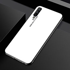 Silikon Schutzhülle Rahmen Tasche Hülle Spiegel Farbverlauf Regenbogen für Huawei Honor 9X Pro Weiß