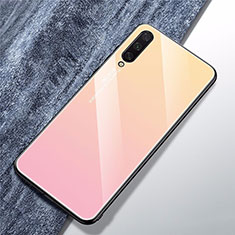 Silikon Schutzhülle Rahmen Tasche Hülle Spiegel Farbverlauf Regenbogen für Xiaomi CC9e Gold