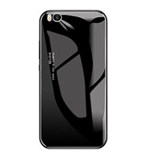 Silikon Schutzhülle Rahmen Tasche Hülle Spiegel Farbverlauf Regenbogen für Xiaomi Mi 5S 4G Schwarz