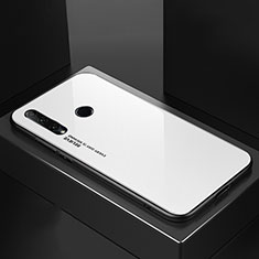 Silikon Schutzhülle Rahmen Tasche Hülle Spiegel Farbverlauf Regenbogen H01 für Huawei Honor 20i Weiß
