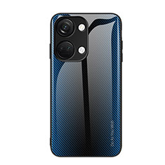 Silikon Schutzhülle Rahmen Tasche Hülle Spiegel Farbverlauf Regenbogen JM1 für OnePlus Ace 2V 5G Blau