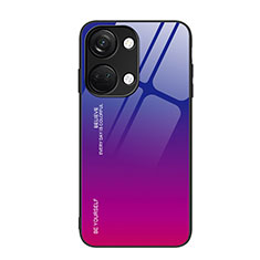 Silikon Schutzhülle Rahmen Tasche Hülle Spiegel Farbverlauf Regenbogen JM2 für OnePlus Ace 2V 5G Pink