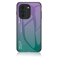 Silikon Schutzhülle Rahmen Tasche Hülle Spiegel Farbverlauf Regenbogen LS1 für Huawei Nova 10 Pro Plusfarbig