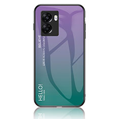 Silikon Schutzhülle Rahmen Tasche Hülle Spiegel Farbverlauf Regenbogen LS1 für OnePlus Nord N300 5G Plusfarbig