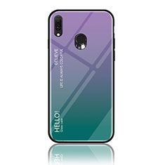 Silikon Schutzhülle Rahmen Tasche Hülle Spiegel Farbverlauf Regenbogen LS1 für Samsung Galaxy A20e Plusfarbig