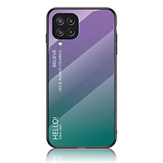 Silikon Schutzhülle Rahmen Tasche Hülle Spiegel Farbverlauf Regenbogen LS1 für Samsung Galaxy M32 4G Plusfarbig