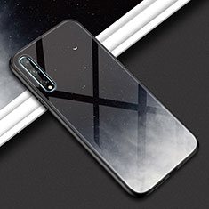Silikon Schutzhülle Rahmen Tasche Hülle Spiegel für Huawei Enjoy 10S Dunkelgrau
