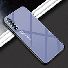 Silikon Schutzhülle Rahmen Tasche Hülle Spiegel für Huawei Enjoy 10S Grau