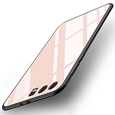 Silikon Schutzhülle Rahmen Tasche Hülle Spiegel für Huawei Honor 9 Rosegold