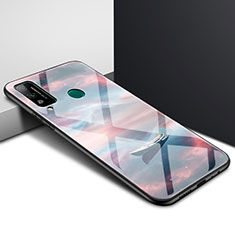 Silikon Schutzhülle Rahmen Tasche Hülle Spiegel für Huawei Honor Play4T Braun