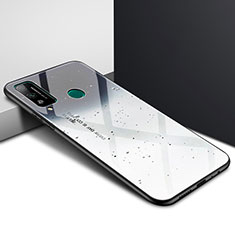 Silikon Schutzhülle Rahmen Tasche Hülle Spiegel für Huawei Honor Play4T Grau