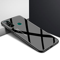Silikon Schutzhülle Rahmen Tasche Hülle Spiegel für Huawei Honor Play4T Schwarz
