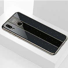 Silikon Schutzhülle Rahmen Tasche Hülle Spiegel für Huawei Honor V10 Lite Schwarz