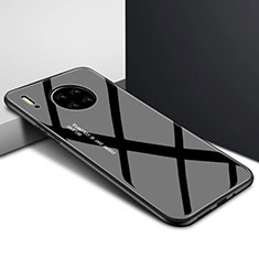 Silikon Schutzhülle Rahmen Tasche Hülle Spiegel für Huawei Mate 30 Pro Schwarz