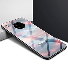 Silikon Schutzhülle Rahmen Tasche Hülle Spiegel für Huawei Mate 30E Pro 5G Plusfarbig