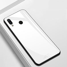 Silikon Schutzhülle Rahmen Tasche Hülle Spiegel für Huawei Nova 3i Weiß
