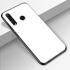 Silikon Schutzhülle Rahmen Tasche Hülle Spiegel für Huawei P Smart+ Plus (2019) Weiß