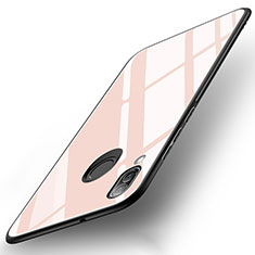 Silikon Schutzhülle Rahmen Tasche Hülle Spiegel für Huawei P20 Lite Rosegold
