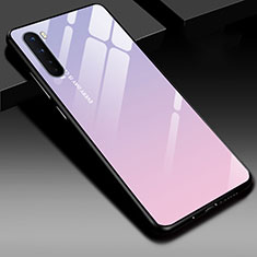Silikon Schutzhülle Rahmen Tasche Hülle Spiegel für OnePlus Nord Rosa