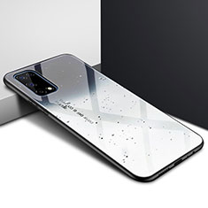 Silikon Schutzhülle Rahmen Tasche Hülle Spiegel für Oppo K7x 5G Grau