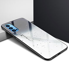 Silikon Schutzhülle Rahmen Tasche Hülle Spiegel für Oppo Reno4 Pro 5G Grau