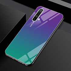 Silikon Schutzhülle Rahmen Tasche Hülle Spiegel für Realme X50 5G Violett
