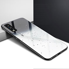 Silikon Schutzhülle Rahmen Tasche Hülle Spiegel für Vivo Y12s Grau