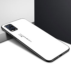 Silikon Schutzhülle Rahmen Tasche Hülle Spiegel für Xiaomi Mi 10 Lite Weiß
