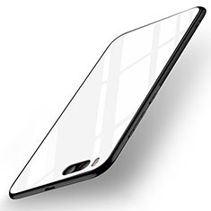 Silikon Schutzhülle Rahmen Tasche Hülle Spiegel für Xiaomi Mi 6 Weiß