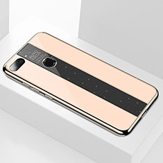 Silikon Schutzhülle Rahmen Tasche Hülle Spiegel für Xiaomi Mi 8 Lite Gold