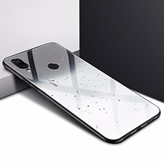 Silikon Schutzhülle Rahmen Tasche Hülle Spiegel für Xiaomi Redmi 7 Grau
