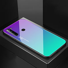 Silikon Schutzhülle Rahmen Tasche Hülle Spiegel für Xiaomi Redmi Note 8 (2021) Grün