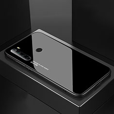 Silikon Schutzhülle Rahmen Tasche Hülle Spiegel für Xiaomi Redmi Note 8 Schwarz
