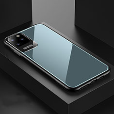 Silikon Schutzhülle Rahmen Tasche Hülle Spiegel G02 für Apple iPhone 11 Pro Blau