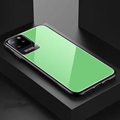 Silikon Schutzhülle Rahmen Tasche Hülle Spiegel G02 für Apple iPhone 11 Pro Grün