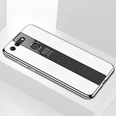 Silikon Schutzhülle Rahmen Tasche Hülle Spiegel K01 für Huawei Honor View 20 Weiß