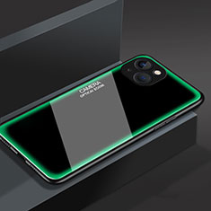 Silikon Schutzhülle Rahmen Tasche Hülle Spiegel M01 für Apple iPhone 13 Mini Grün