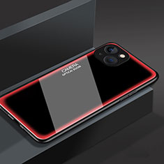 Silikon Schutzhülle Rahmen Tasche Hülle Spiegel M01 für Apple iPhone 14 Rosa