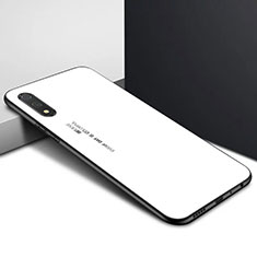 Silikon Schutzhülle Rahmen Tasche Hülle Spiegel M01 für Huawei Honor 9X Weiß