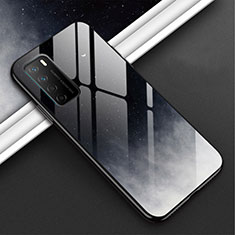 Silikon Schutzhülle Rahmen Tasche Hülle Spiegel M01 für Huawei Honor Play4 5G Grau
