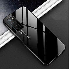 Silikon Schutzhülle Rahmen Tasche Hülle Spiegel M01 für Huawei Honor Play4 5G Schwarz